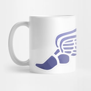 Purple Ombre Track Shoe Mug